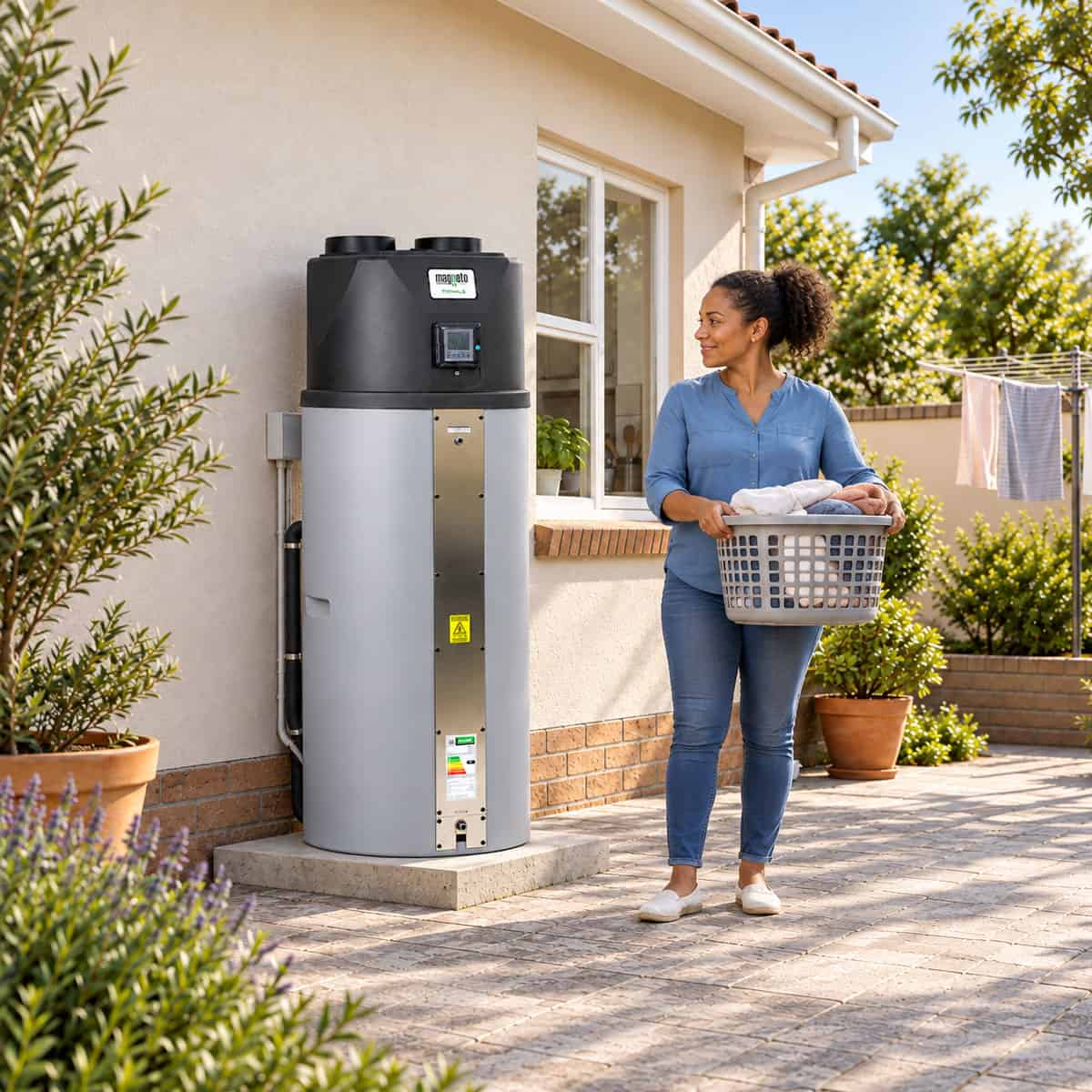 Magneto 200L Elite Hot Water Heat Pump - WIFI Smart Home Function - Image 6