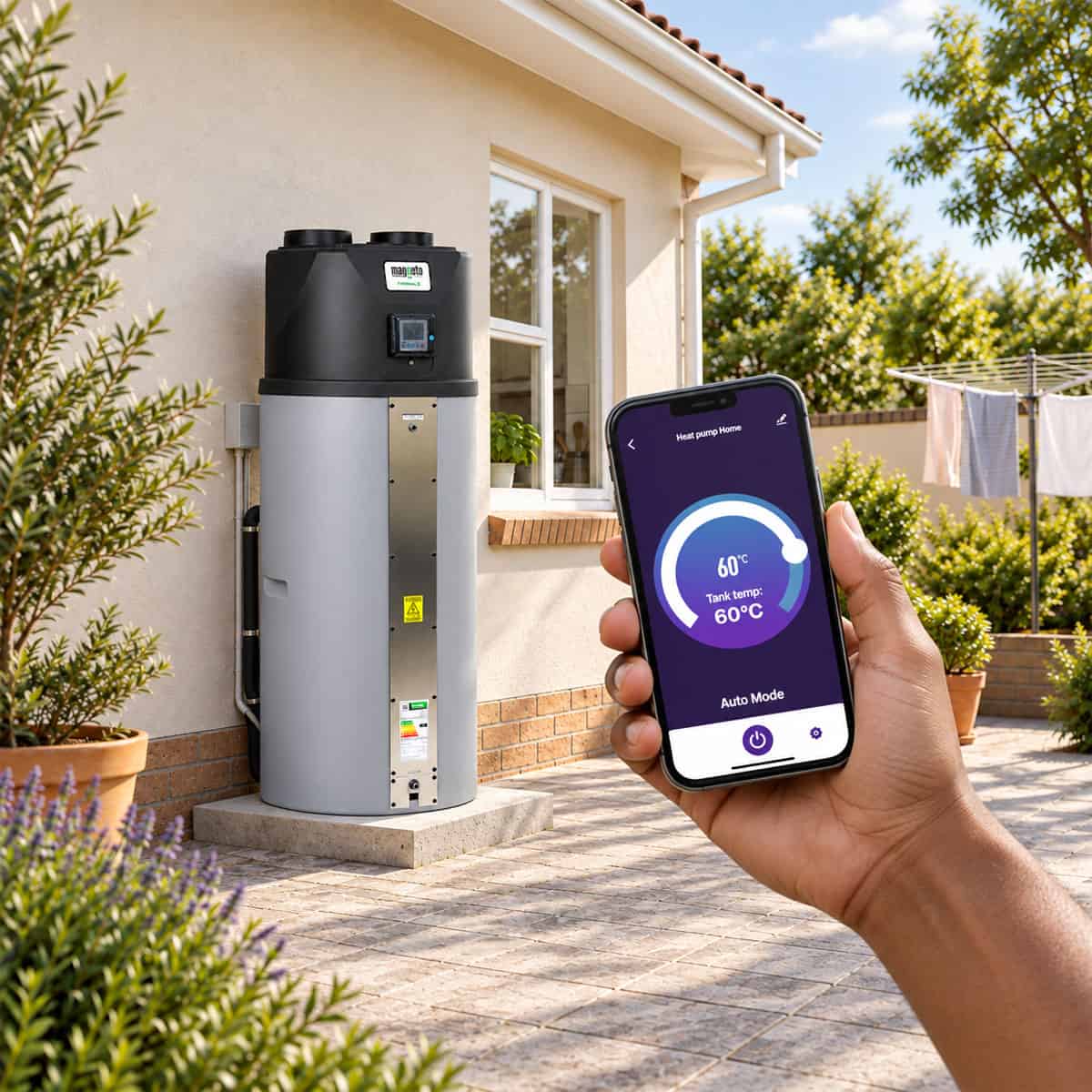 Magneto 200L Elite Hot Water Heat Pump - WIFI Smart Home Function - Image 8