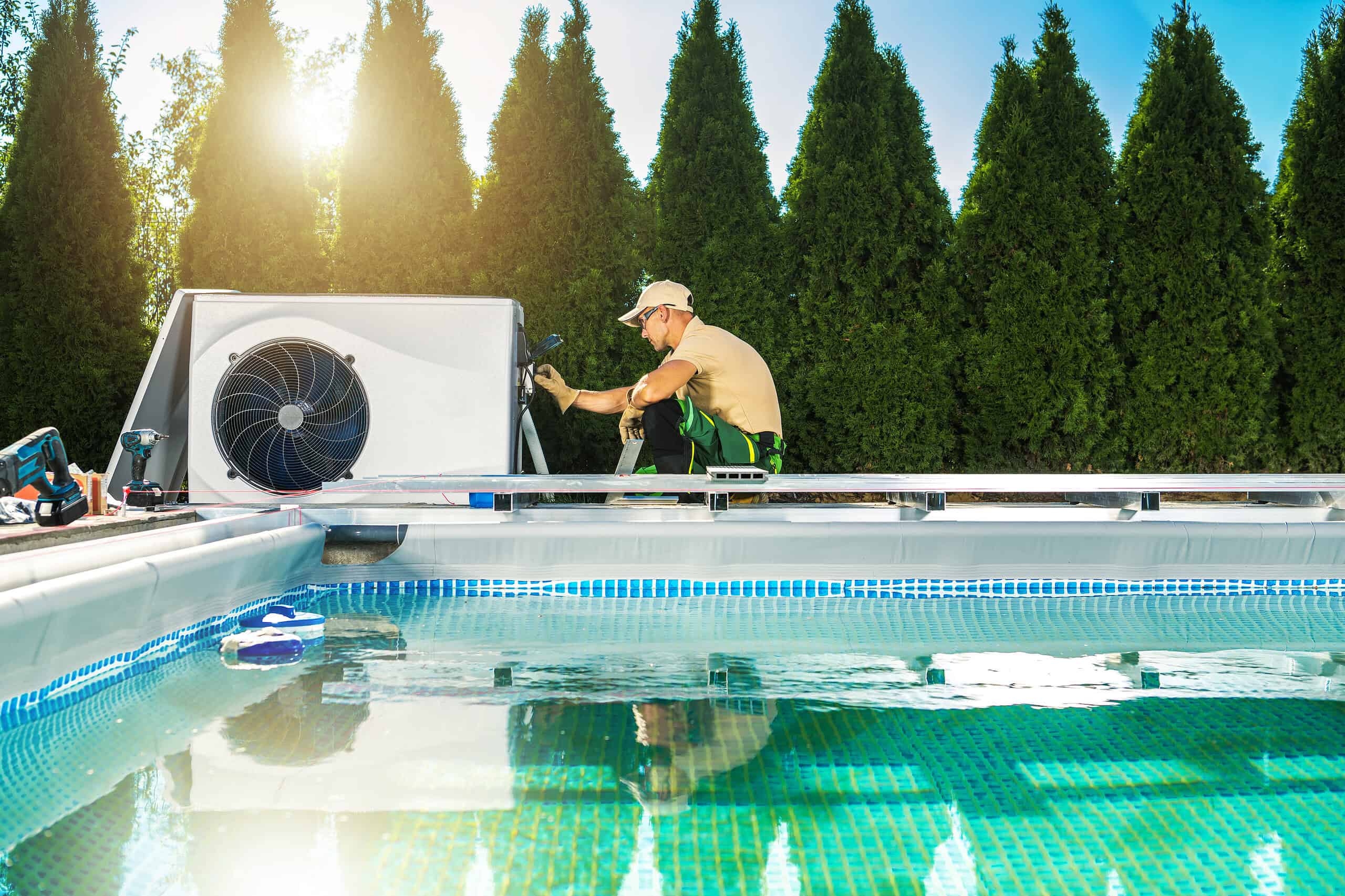 Swimming Pool Heat Pump Installation Performed by Professional H Premium Inverter Pool Heat