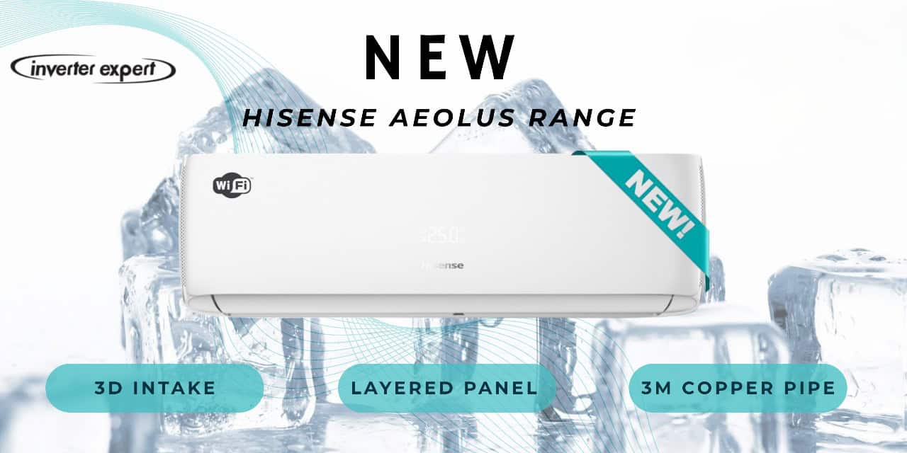 Hisense Aeolus WiFi Wall Split 9000 Btu/hr Inverter Air Conditioner - Image 4