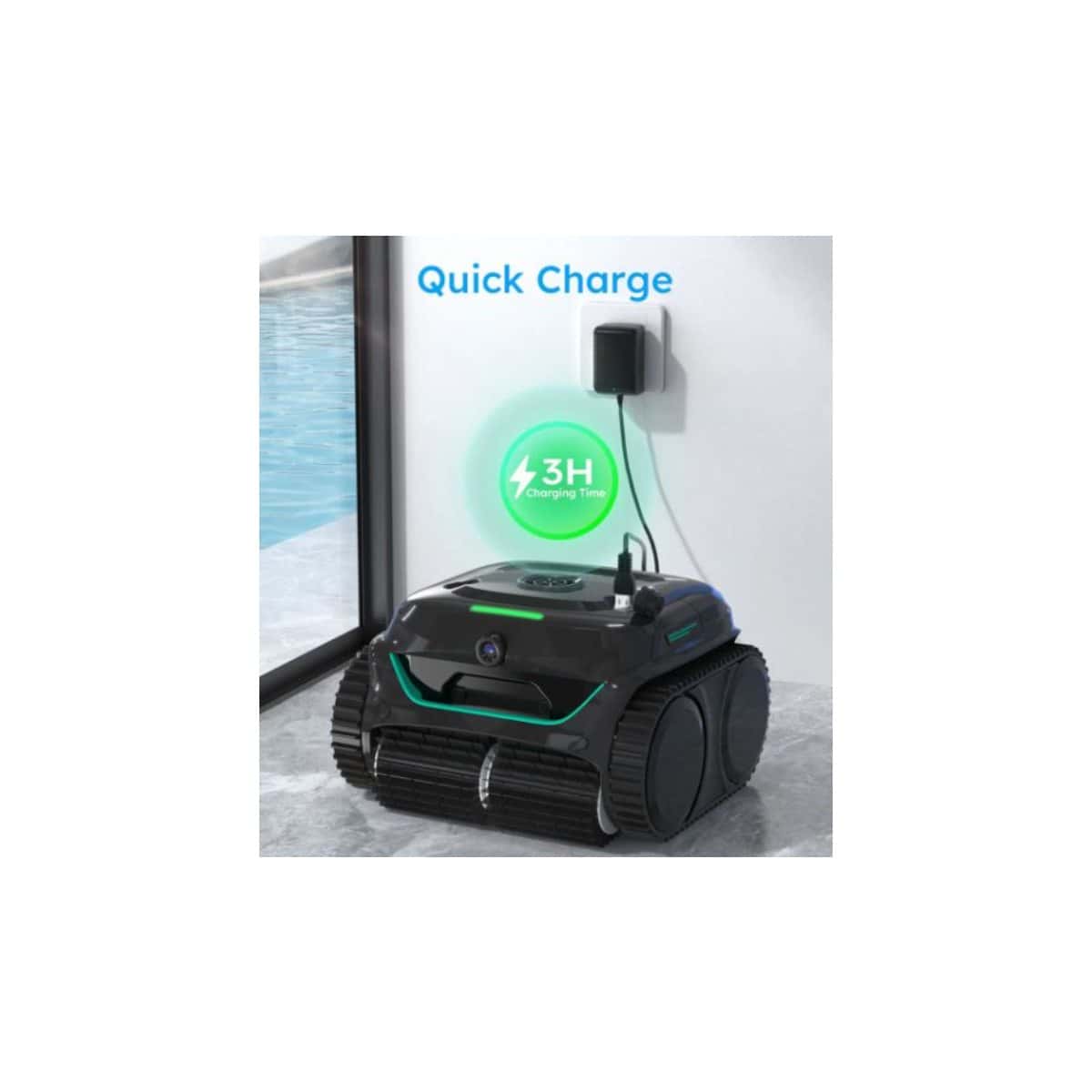 C2 Pro Vision Smart AI Cordless Robotic Pool Cleaner - Image 5