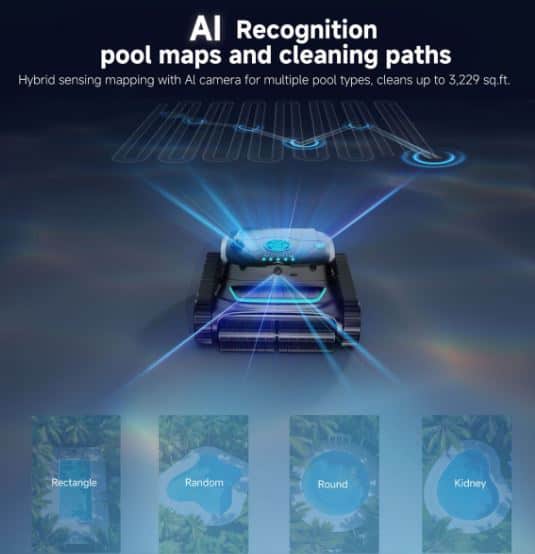 Wybot - S2 Vision Smart Cordless Robotic Pool Cleaner - Image 2