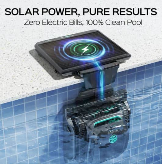 Wybot - S2 Solar Vision Smart Cordless Robotic Pool Cleaner - Image 5