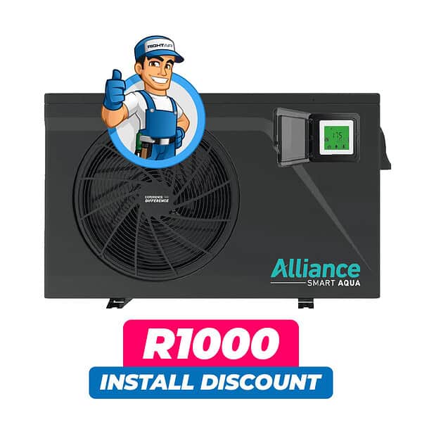 Alliance Smart Aqua R32 18KW WiFi Inverter Pool Heat Pump + R 1000 Discounted Installation