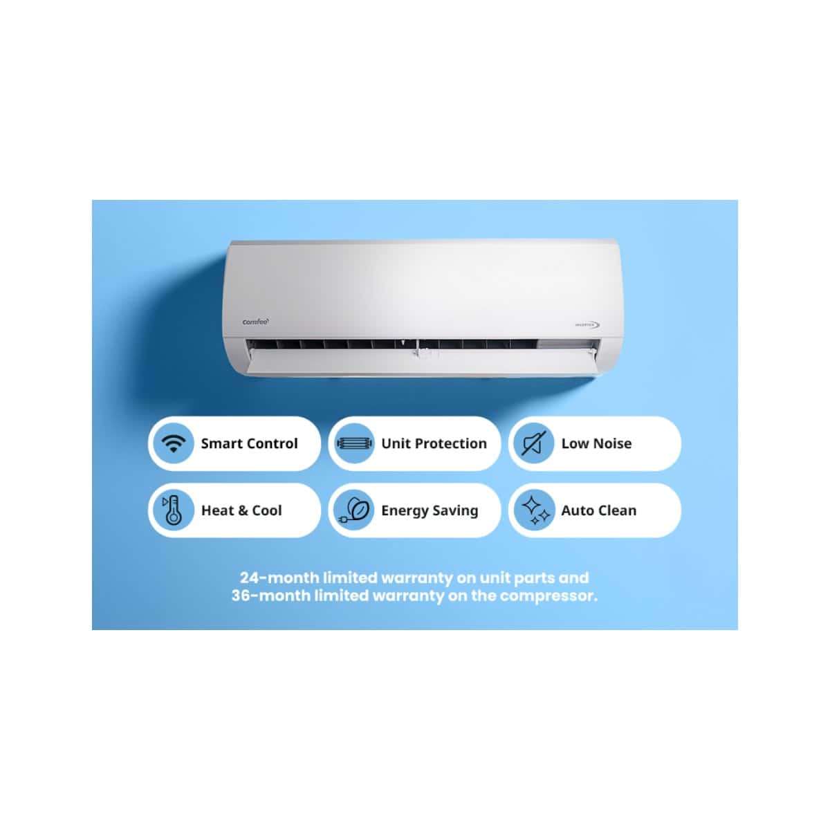 Comfee Inverter Midwall Split Air Conditioner - Image 2