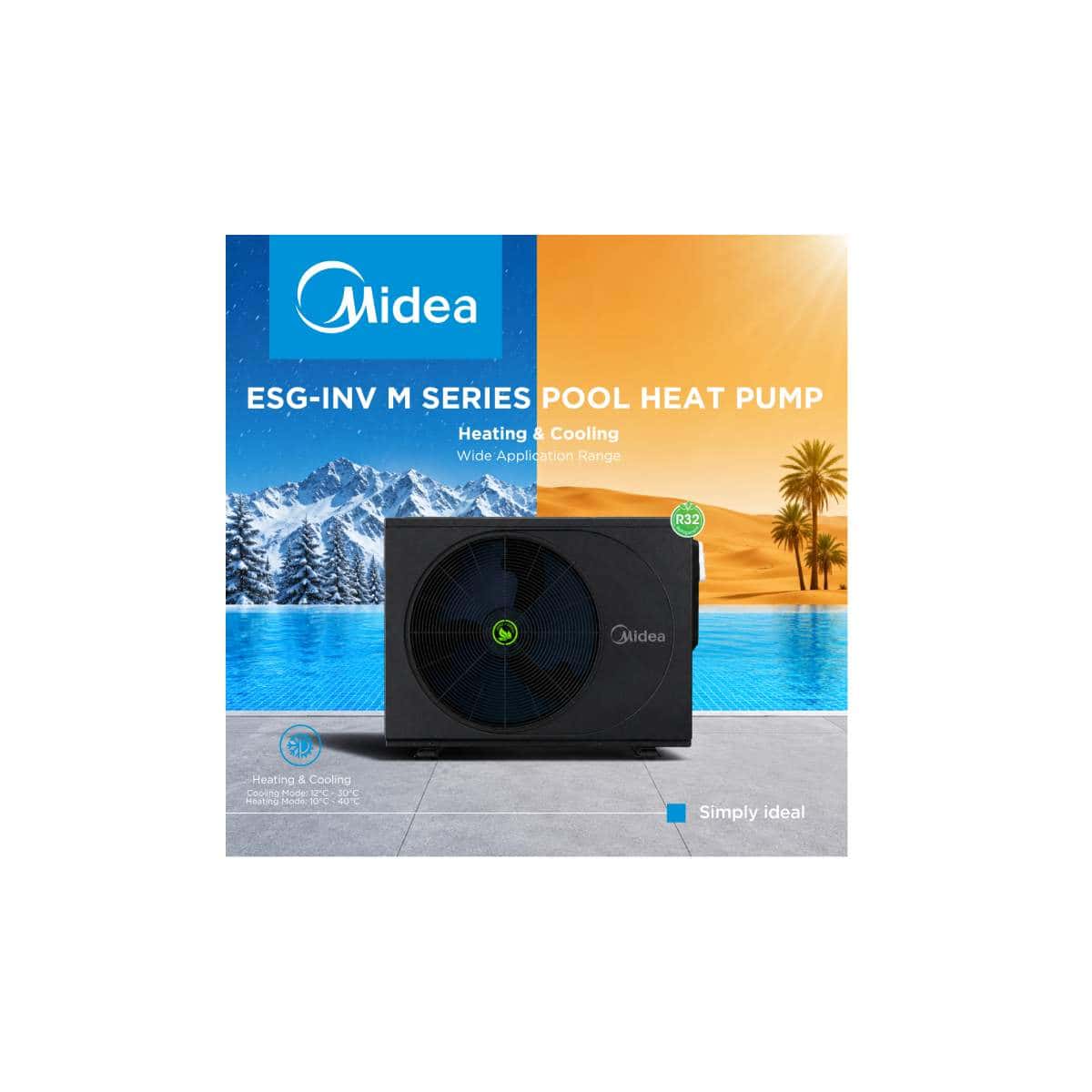 Midea Pool Heat Pump Boost Mode – Inverter WiFi - Image 2